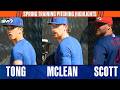 Jonah Tong, Nolan McLean &amp; Christian Scott work their bullpen sessions &amp; more at Mets ST