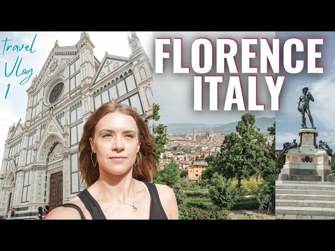 🇮🇹 Florence, Italy | Santa Croce, Basilicas, Piazzale Michelangelo, Summer Heat | Ep. I