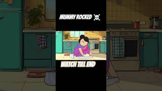 Mummy rocked ☠️ Bap beta shocked 😲.#shorts #comedy @Hardtoonz22