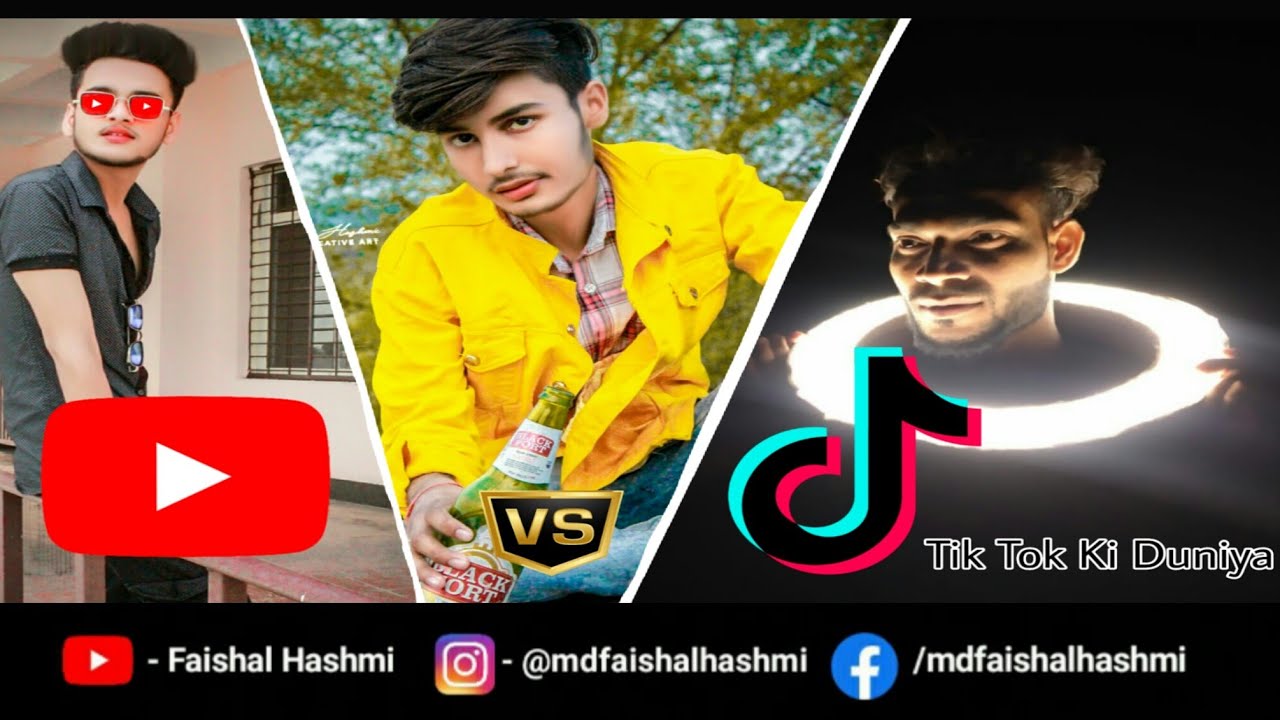 Tik Tok vs. Youtube (Tik Tok ki duniya) Funny Video - Faishal Hashmi ...