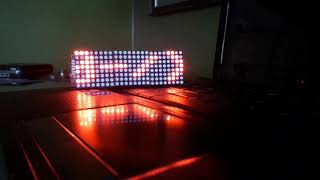 Esp8266 message board alien writing.