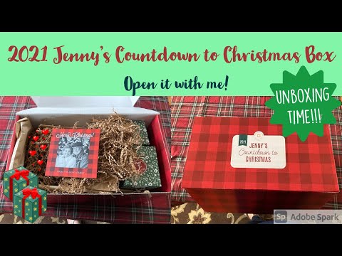 Missouri Star Quilt Company - Jenny’s Countdown to Christmas Box 2021 - Open it with me!  See all
