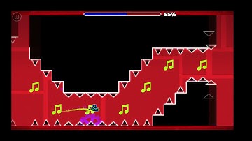 geometry dash (2.11) (medium demon)- clutterfunk v2 by demonBestGG 100%