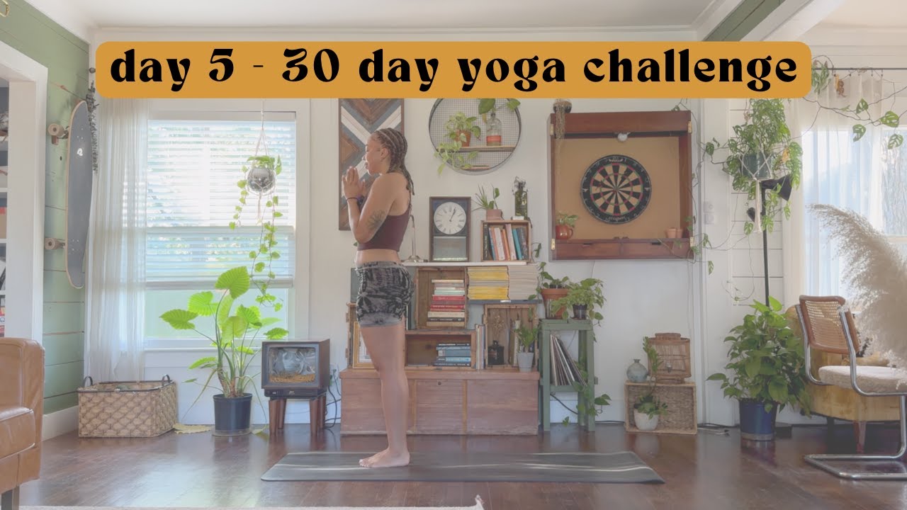 day 5 | 30 days of yoga challenge | jnae bless yoga - YouTube