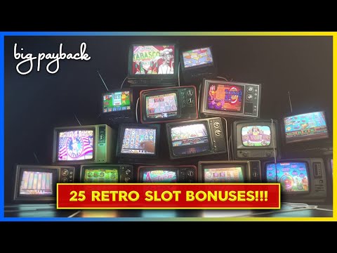 CLASSIC RETRO SLOTS from IGT! 25 Slot Machine BONUSES from the Casino!