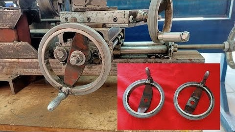 Homemade Mini Lathe Machine part 16 C /DIY Lathe Machine Handwheel .