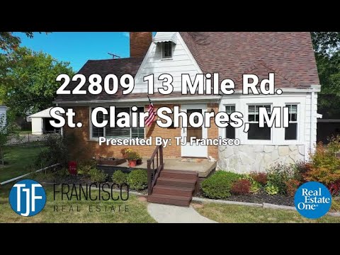 22809 E 13 Mile Rd, Saint Clair Shores, MI home video tour