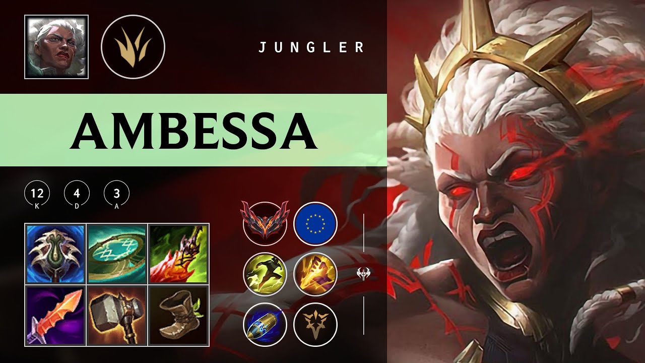 Ambessa Jungle vs Diana - EUW Grandmaster Patch 25.24