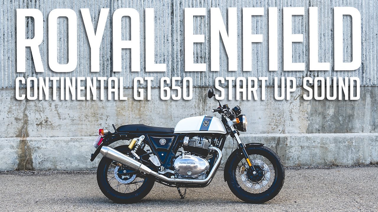 2019 Royal Enfield Continental GT 650 // Start Up And Stock Exhaust