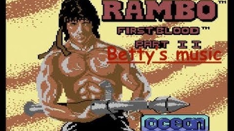 Rambo First Blood PT2, Commodore 64 music, Martin Galway