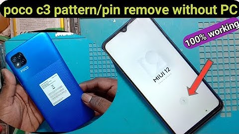 poco c3 mobile ka lock kaise tode ||poco C3 pattern remove |poco C3 hard reset #mesonarepairing