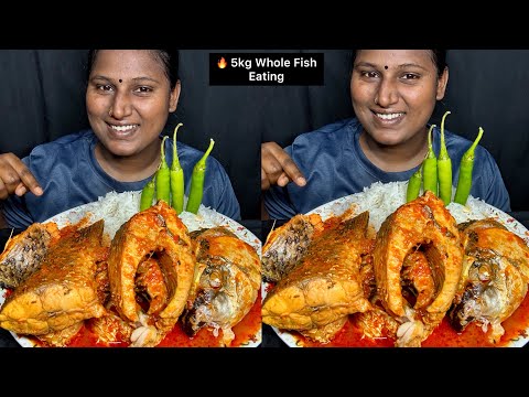 🔥 5kg Whole Fish Eating Challenge | Video 288