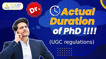 Duration of PhD | How to Pay Fees in University | UGC Regulations | Know with Aimlay