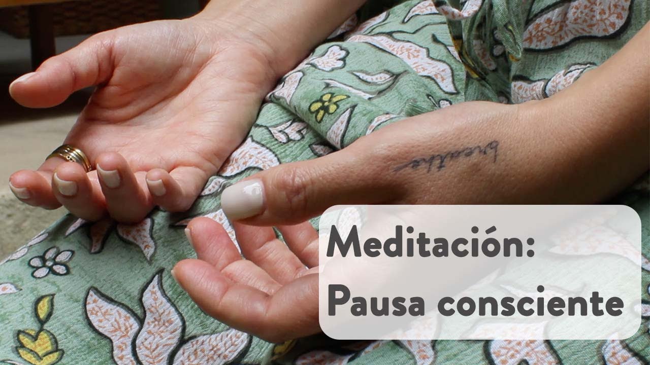 Meditación guiada: pausa consciente
