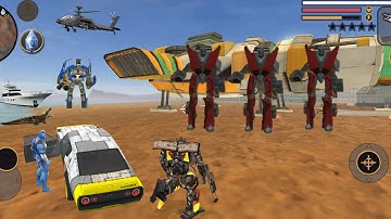 Vegas Crime Simulator (Naxeex Transformers Fight Car Robot Gangs) Car Robots - Android Gameplay HD