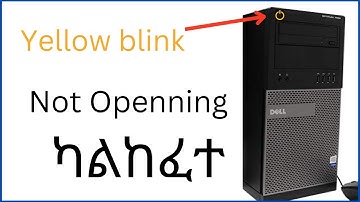 yellow blink |Fix Flashing Orange Power Button Dell, not Booting|computer does not turn on|NAMONET.