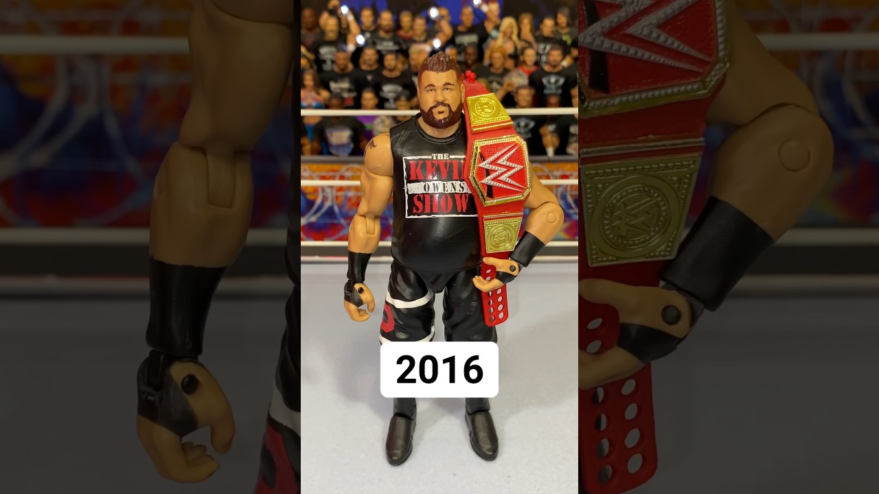 Kevin Owens WWE Figure Evolution!