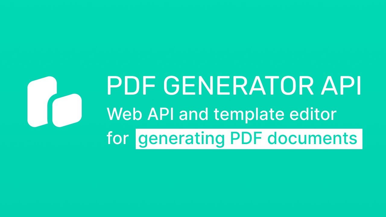 PDF Generator Introduction and Product demo - YouTube