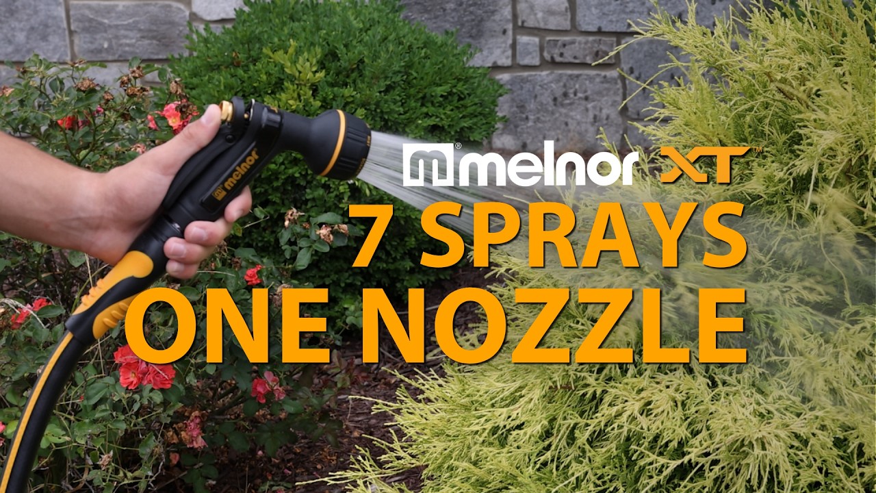 Melnor XT Metal 7-Pattern Nozzle: Durable Build with Versatile