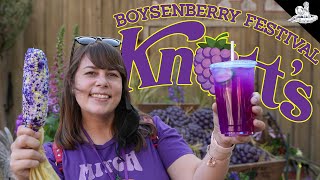 Knotts Taste Of Boysenberry Festival 2021 Food Tour!