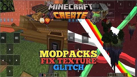 Create Skyblock Modpacks | Pojavlauncher for Android | Minecraft mods | Minecraft java | fix texture