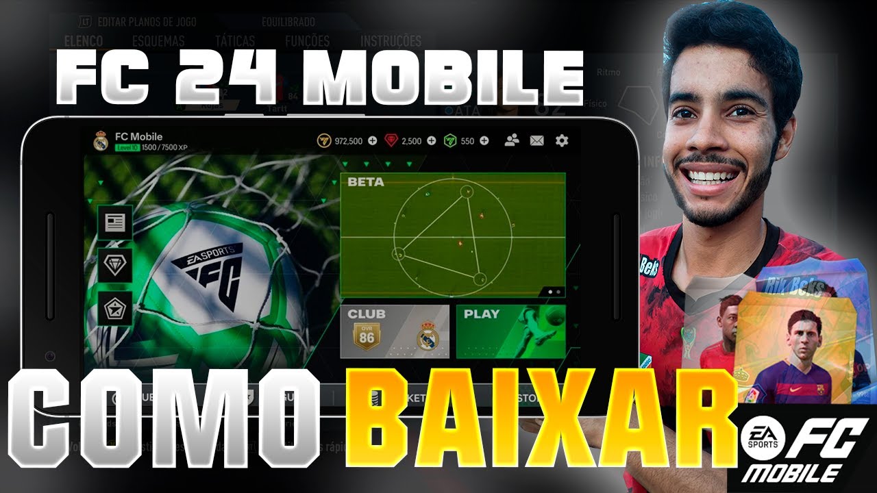 COMO BAIXAR O EA SPORTS FC MOBILE 24 PASSO A PASSO! 