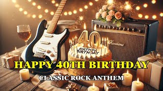 Happy 40th Birthday Song (Sing Along!) 2025 | The BEST Birthday PARTY Music | Rocker Ryan