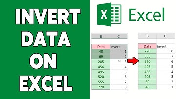 How To Invert Data On Excel 2024 | Guide To Reverse Excel Spreadsheet Data