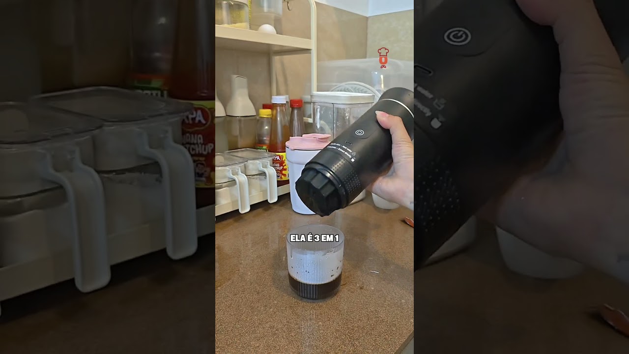 Você vai amar essa Máquina de Café Portátil 3 em 1, Compatível com Cápsulas e Pó