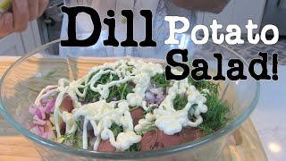 Dill Potato Salad with Red Potatoes