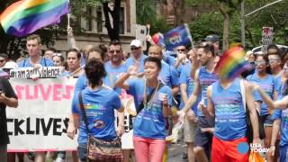New York City celebrates marriage equality, gay pride