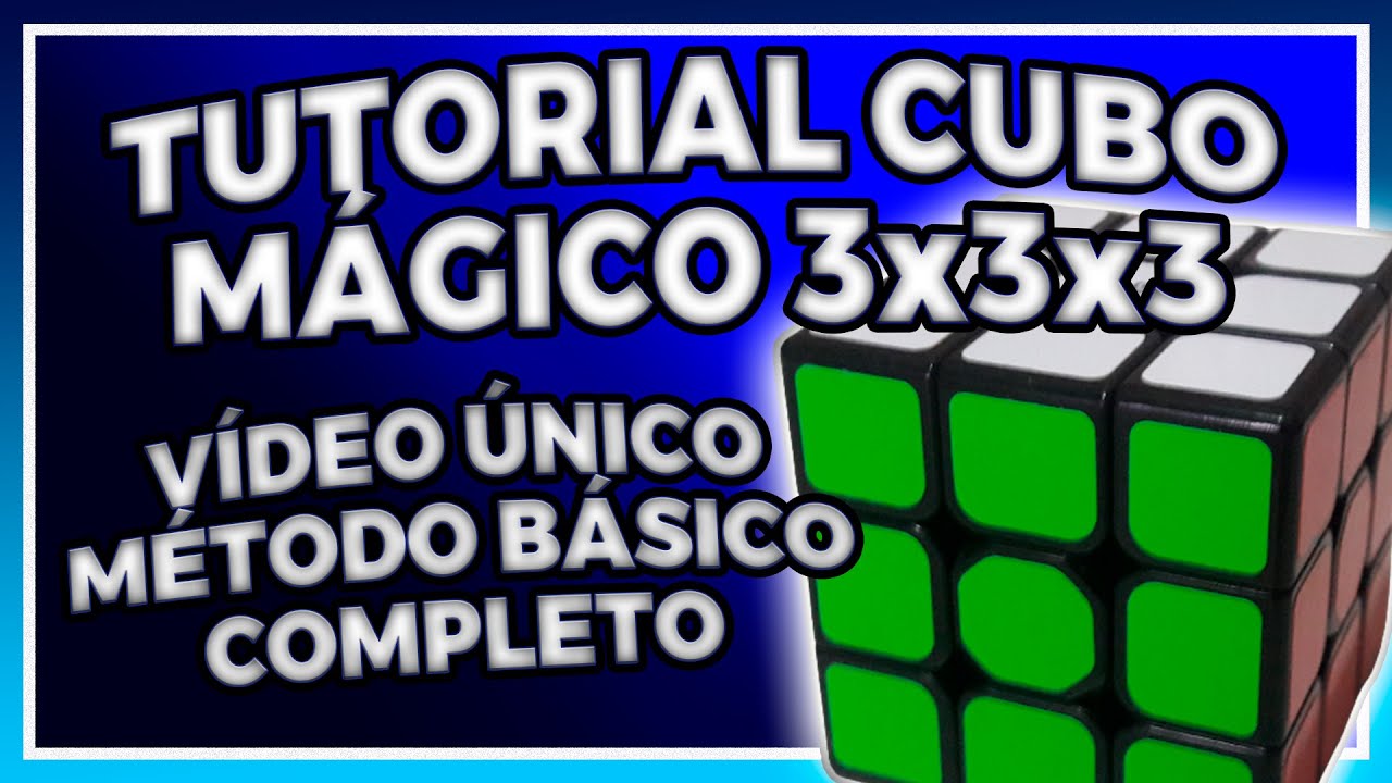 Cubo Mágico 3x3x3 Simples Grande