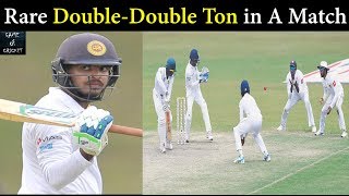 Sri Lankas Angelo Perera Completes Rare Double Double In One Match