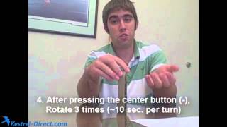 How to calibrate compass on the Kestrel 4500