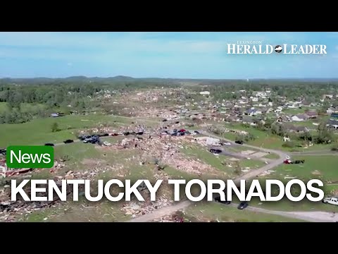 Drone video: Deadly tornado hits Laurel Co., Kentucky