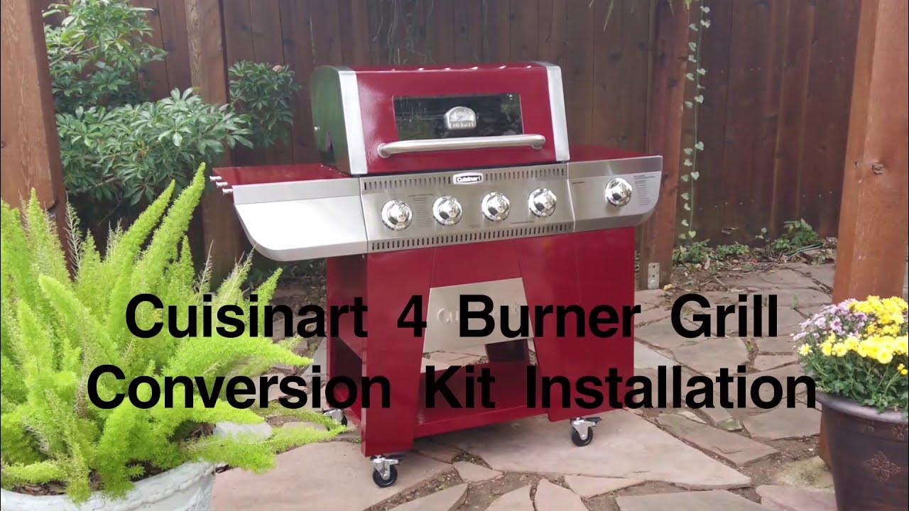 Cuisinart Four Burner Gas Grill Natural Gas Conversion Kit