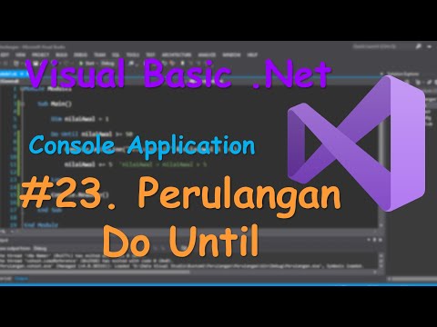 Vb.net Console #23 Perulangan Do Until