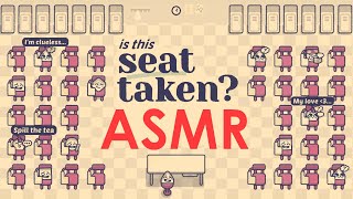 Puzzling Shape Placing ~ Is This Seat Taken? ASMR (close up ear-to-ear male whispers)