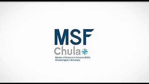 MSF Program at Chulalongkorn University.