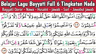 Cara belajar lagu bayyati khusus untuk pemula. QS. Ali-Imron Ayat 102-103.