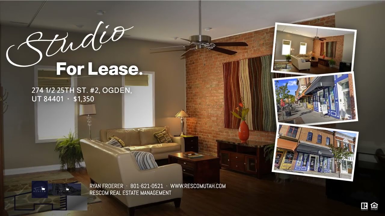 Ogden Utah Studio Apartment Located on Historic 25Th Street!