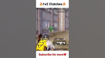 1v2 Clutches🔥 #bgmi #viral #clutch #1v2 #shorts #youtube