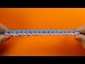 Двухцветный шнурок крючком Crochet cord  Урок 359