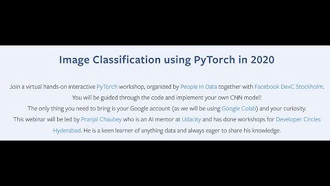 Image Classification using PyTorch in 2020