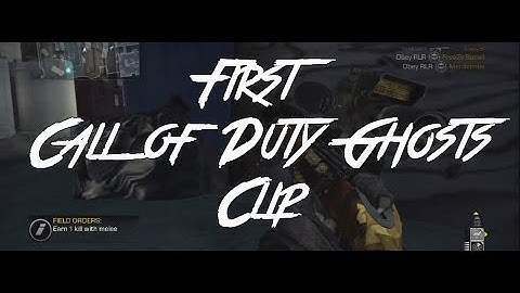 Obey Ruler - My first Call of Duty Ghosts clip