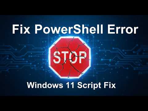 How to Fix Running Scripts Is Disabled on This System in Powershell Windows 11
