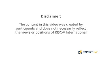 Video Contest - What Is RISC-V? by Tushar Upadhyay
