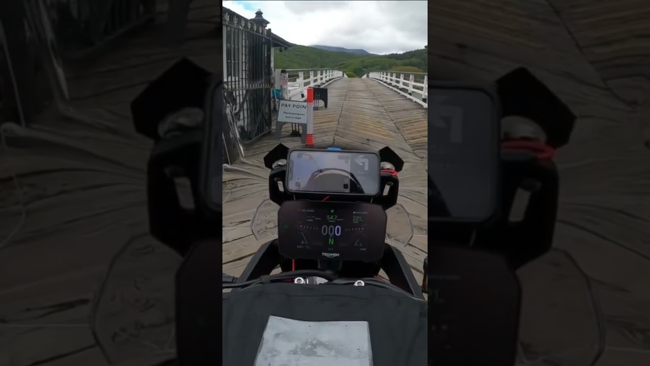 Barmouth’s wooden transporter bridge.