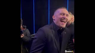 Usyk&#39;s reaction to Tyson Fury hurling insults at him and his team before their press conference