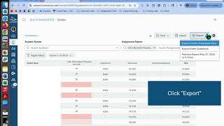 Exporting specific gradebook scores